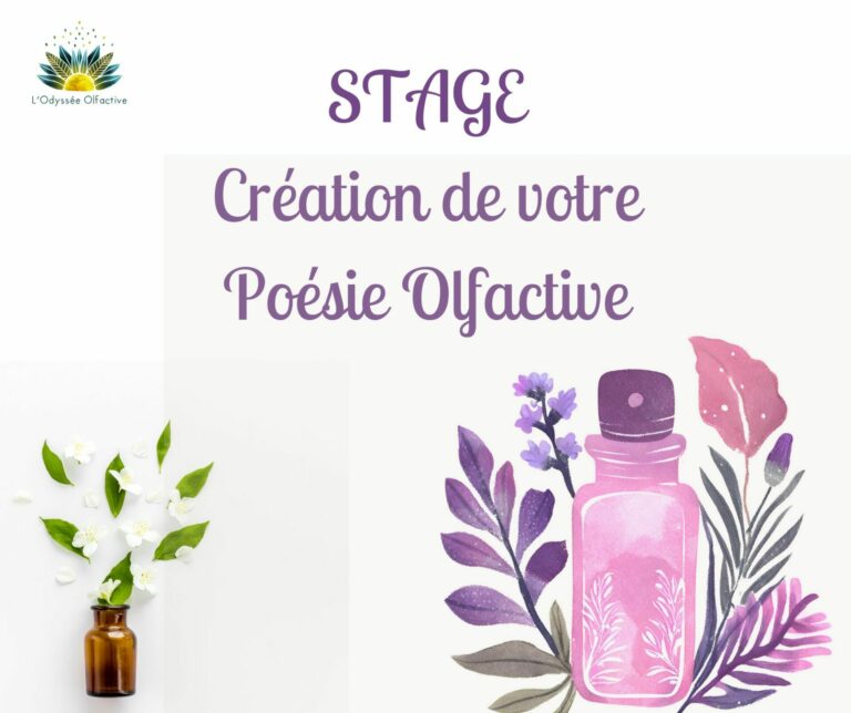 stage création poésie olfactive