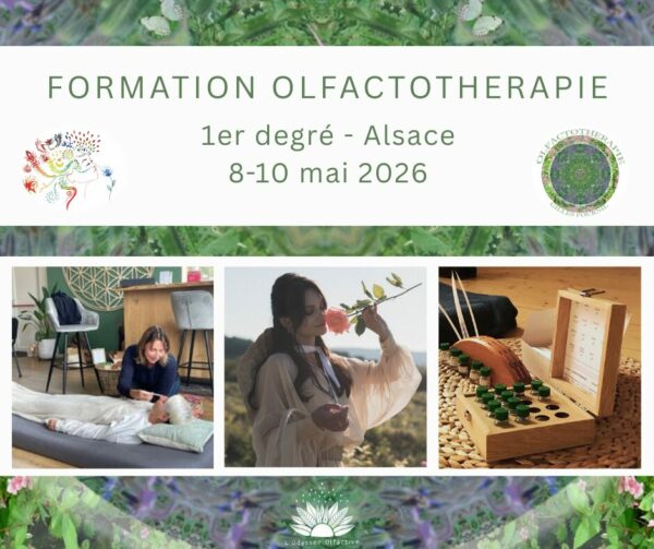 Formation olfactothérapie 8-10 mai 2026
