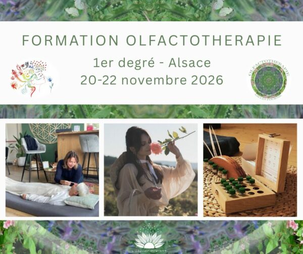 Formation 1er degré olfactotothérapie - Alsace